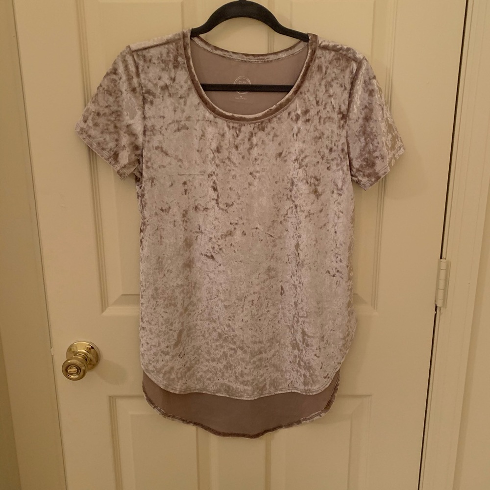 Velvet top